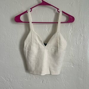 Crochet vanilla top